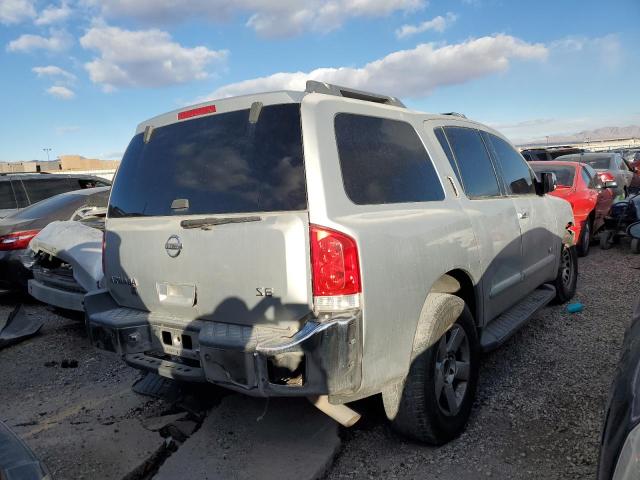 5N1AA08A66N705777 - 2006 NISSAN ARMADA SE SILVER photo 3