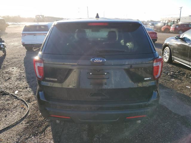 1FM5K8AR0JGC94659 - 2018 FORD EXPLORER POLICE INTERCEPTOR BLACK photo 6