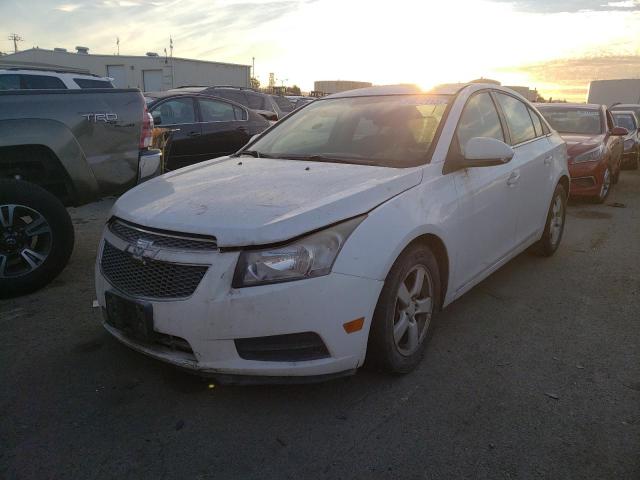 1G1PC5SB2D7247172 - 2013 CHEVROLET CRUZE LT WHITE photo 1