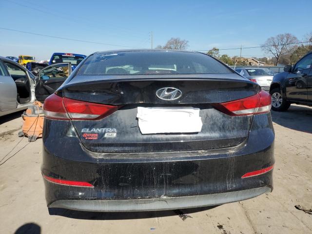 KMHD74LF1JU519312 - 2018 HYUNDAI ELANTRA SE BLACK photo 6