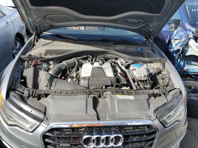 WAUHGAFC1CN162276 - 2012 AUDI A6 PRESTIGE GRAY photo 11