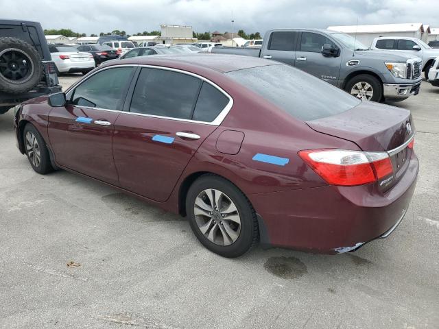 1HGCR2F39FA117547 - 2015 HONDA ACCORD LX MAROON photo 2