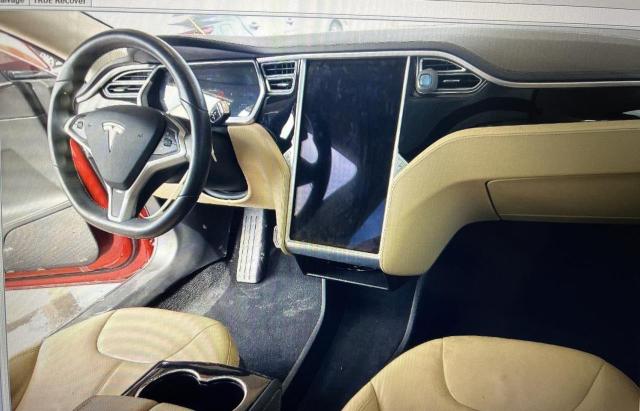 5YJSA1CG0DFP25710 - 2013 TESLA MODEL S წითელი ფოტო 9