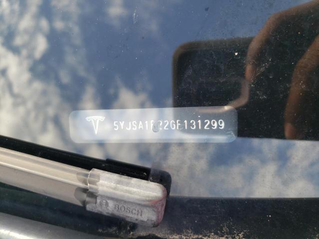 5YJSA1E22GF131299 - 2016 TESLA MODEL S GRAY photo 13