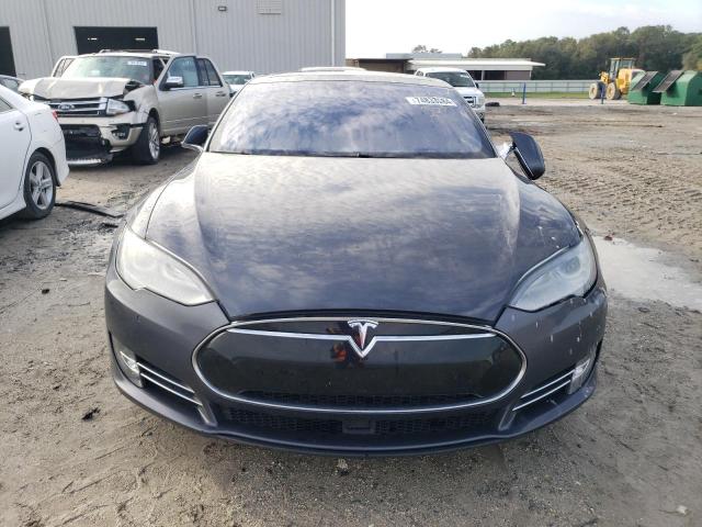 5YJSA1E22GF131299 - 2016 TESLA MODEL S GRAY photo 5