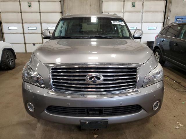 JN8AZ2NE8E9063901 - 2014 INFINITI QX80 GRAY photo 5