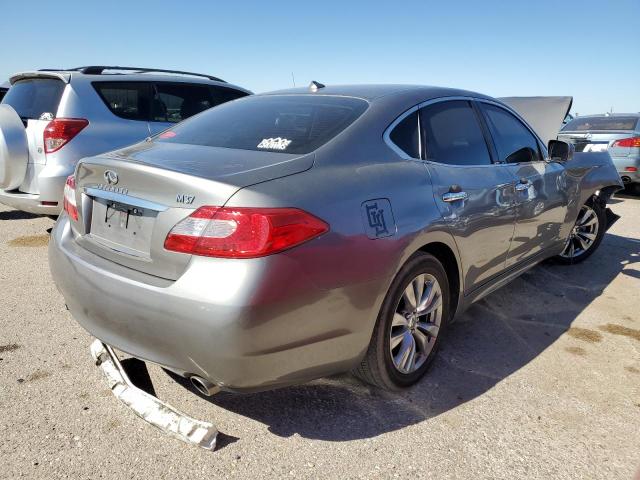 JN1BY1AP3CM336146 - 2012 INFINITI M37 BLUE photo 3