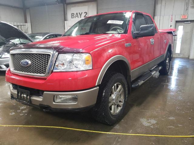 1FTPX14585NA77828 - 2005 FORD F150 RED photo 1