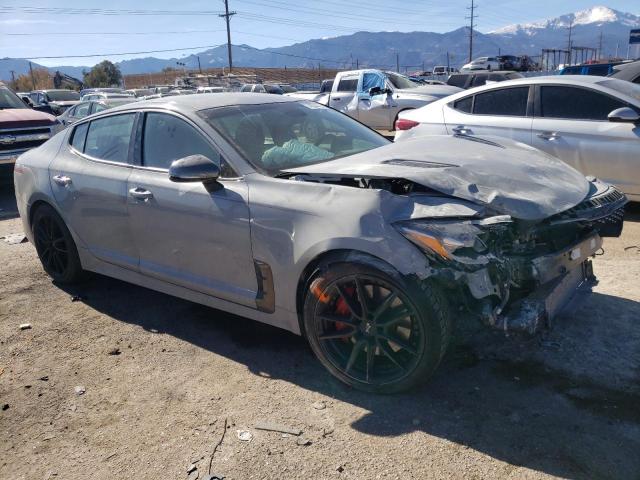 KNAE35LC4M6095940 - 2021 KIA STINGER GT GRAY photo 4