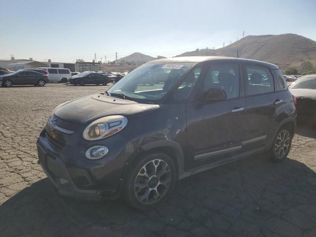 ZFBCFADHXEZ010526 - 2014 FIAT 500L TREKKING GRAY photo 1