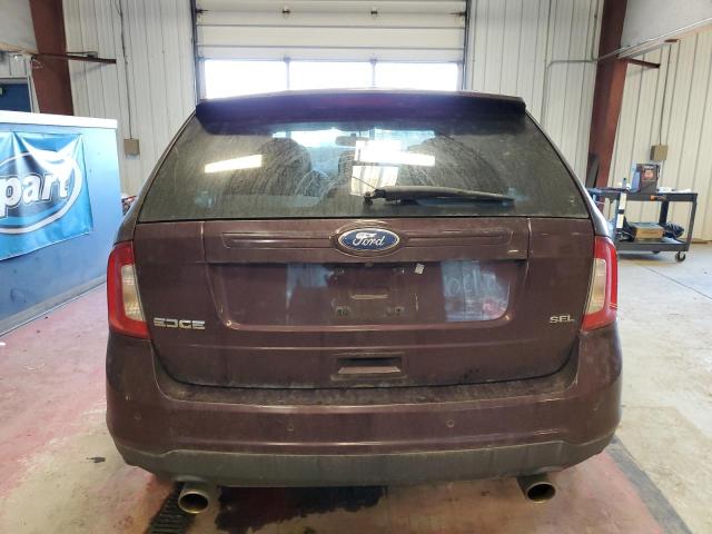 2FMDK3JC6BBB05709 - 2011 FORD EDGE SEL PURPLE photo 6