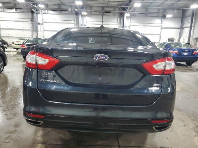 3FA6P0H97ER109948 - 2014 FORD FUSION SE BLACK photo 6