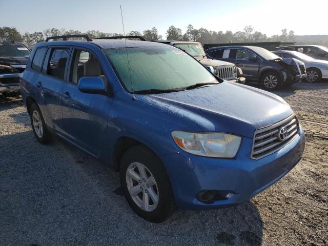 JTEES41A782032518 - 2008 TOYOTA HIGHLANDER BLUE photo 4