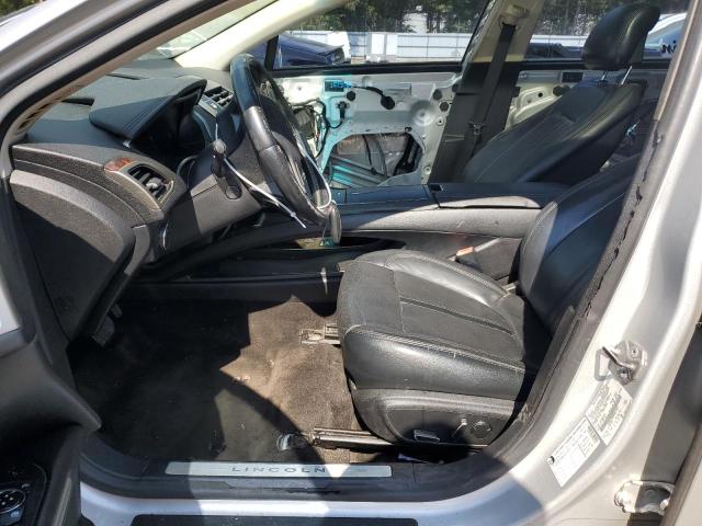 3LN6L2G98FR615451 - 2015 LINCOLN MKZ SILVER photo 7