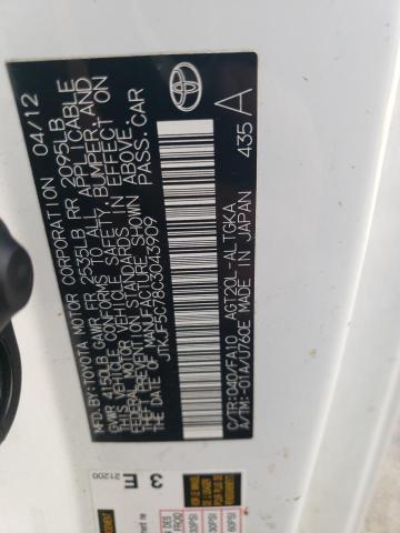 JTKJF5C78C3043909 - 2012 TOYOTA SCION TC თეთრი ფოტო 13