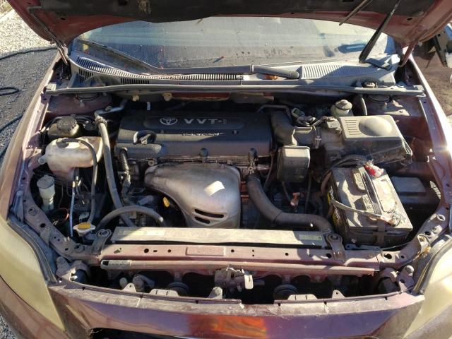 JTKDE177750005854 - 2005 TOYOTA SCION TC 勃艮第红 照片 11