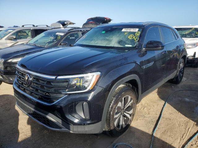 1V2DE2CA9RC234263 - 2024 VOLKSWAGEN ATLAS CROS SE Черный фото 1