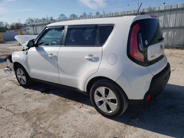 KNDJN2A22E7080417 - 2014 KIA SOUL WHITE photo 2