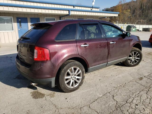 2FMDK3JC5BBB20010 - 2011 FORD EDGE SEL BURGUNDY photo 3