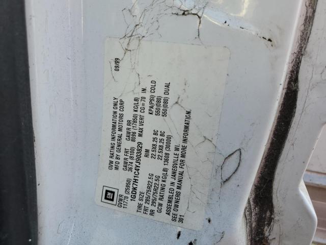 1GDK7H1C4YJ903829 - 2000 GMC C-SERIES C7H042 WHITE photo 14