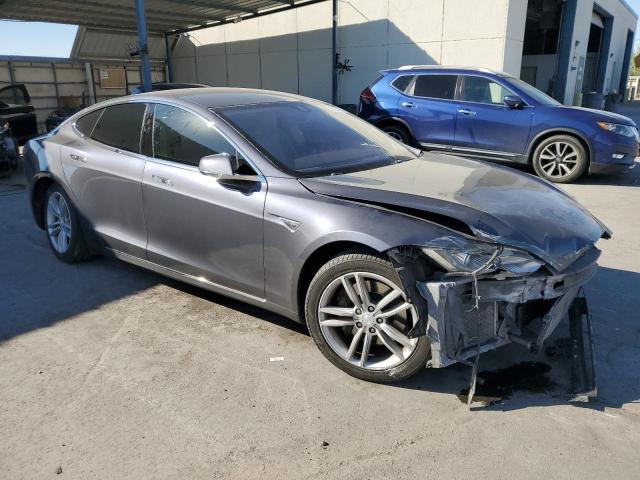 5YJSA1S12EFP56505 - 2014 TESLA MODEL S 灰色 照片 4