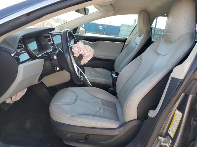 5YJSA1S12EFP56505 - 2014 TESLA MODEL S 灰色 照片 7