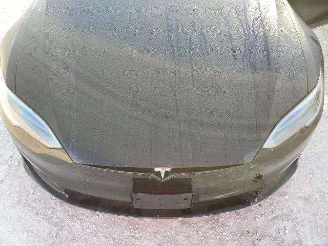 5YJSA1E51NF487833 - 2022 TESLA MODEL S BLACK photo 11
