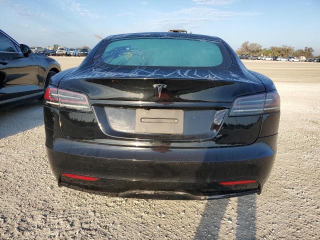 5YJSA1E51NF487833 - 2022 TESLA MODEL S BLACK photo 6