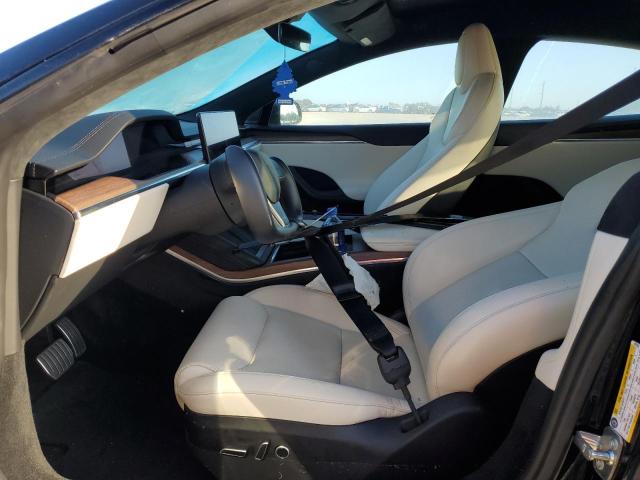 5YJSA1E51NF487833 - 2022 TESLA MODEL S BLACK photo 7