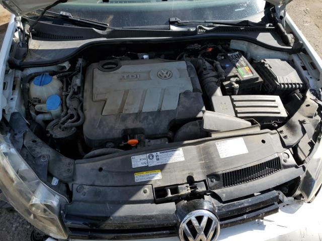 WVWBM7AJ1DW094731 - 2013 VOLKSWAGEN GOLF WHITE photo 11