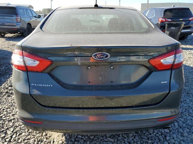 3FA6P0H75GR176906 - 2016 FORD FUSION SE BLUE photo 6