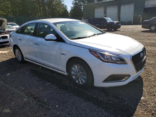 KMHE24L36HA063070 - 2017 HYUNDAI SONATA HYBRID WHITE photo 4