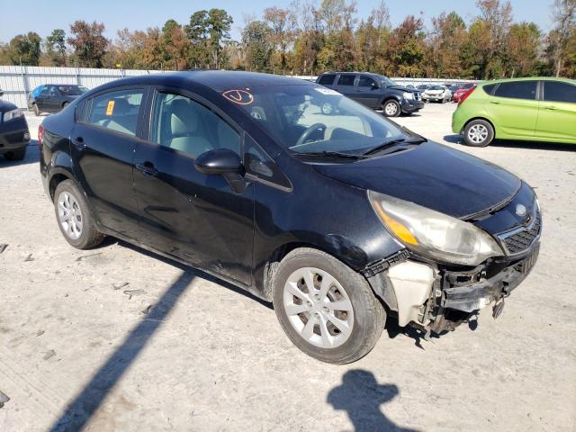 KNADM4A36D6230213 - 2013 KIA RIO LX BLACK photo 4