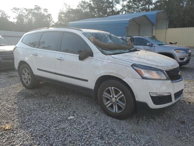 1GNKRFED0HJ148126 - 2017 CHEVROLET TRAVERSE LS WHITE photo 4