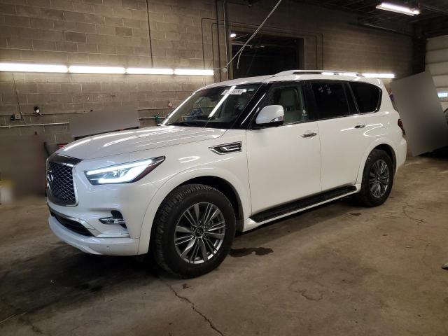 JN8AZ2AC5P9490587 - 2023 INFINITI QX80 LUXE WHITE photo 1