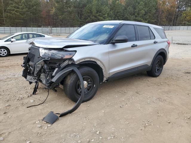 1FM5K8AB1NGA00789 - 2022 FORD EXPLORER POLICE INTERCEPTOR Արծաթագույն լուսանկար 1