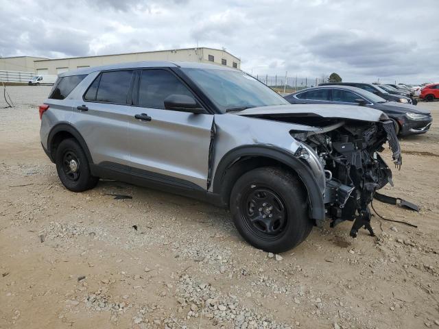 1FM5K8AB1NGA00789 - 2022 FORD EXPLORER POLICE INTERCEPTOR Արծաթագույն լուսանկար 4