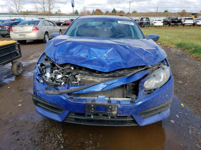 19XFC2F59HE075296 - 2017 HONDA CIVIC LX BLUE photo 5