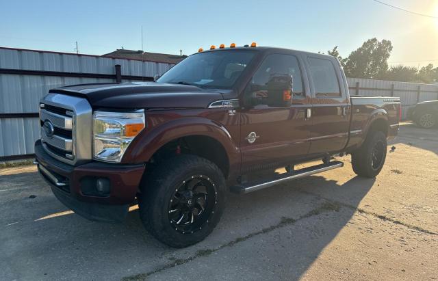 1FT7W2BT1FED73530 - 2015 FORD F250 SUPER DUTY BURGUNDY photo 2