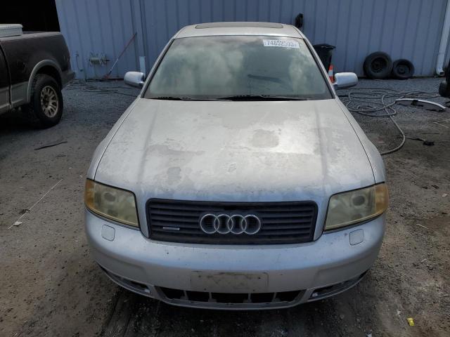 WAUZL64B81N018311 - 2001 AUDI A6 4.2 QUATTRO SILVER photo 5