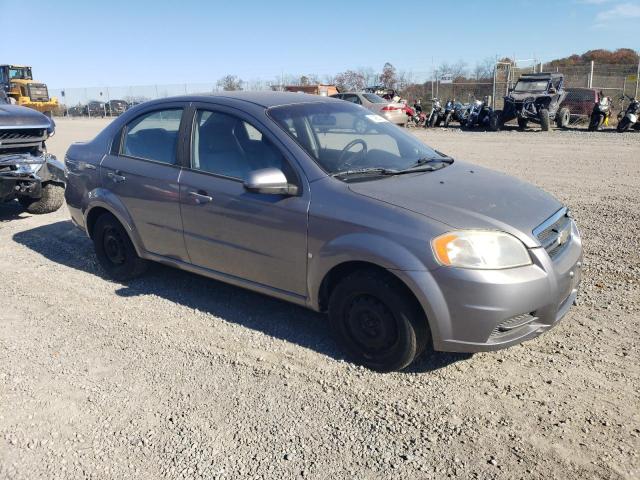 KL1TD56E39B384124 - 2009 CHEVROLET AVEO LS SILVER photo 4