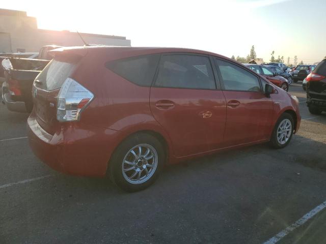 JTDZN3EU5D3221426 - 2013 TOYOTA PRIUS V RED photo 3