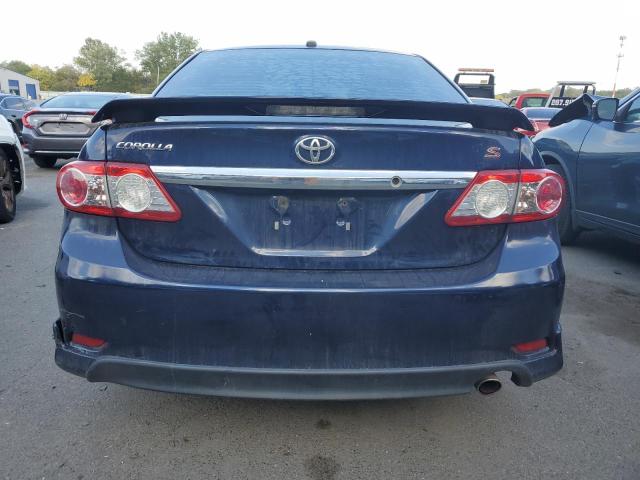 2T1BU4EE2BC607292 - 2011 TOYOTA COROLLA BASE BLUE photo 6