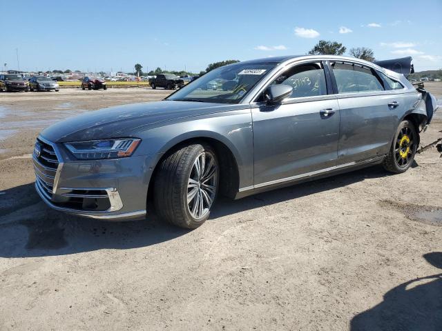 WAU8EAF88KN024931 - 2019 AUDI A8 L GRAY photo 1