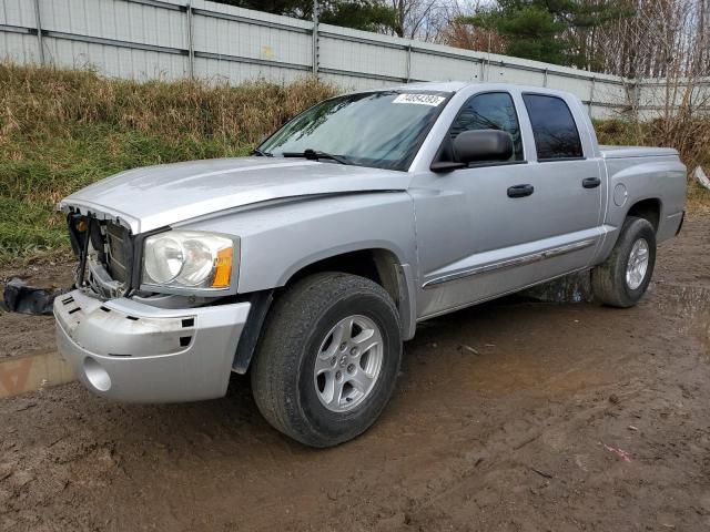 1D7HW58N16S509144 - 2006 DODGE DAKOTA QUAD LARAMIE SILVER photo 1