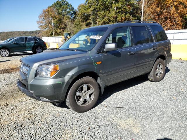 5FNYF18777B011565 - 2007 HONDA PILOT EXL GRAY photo 1