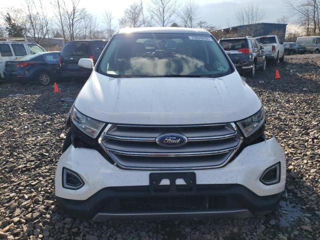 2FMTK4J83FBC28225 - 2015 FORD EDGE SEL WHITE photo 5