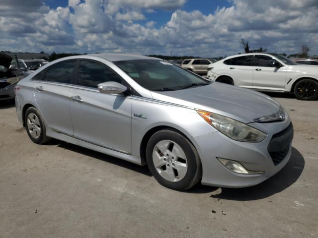 KMHEC4A43BA006079 - 2011 HYUNDAI SONATA HYBRID SILVER photo 4