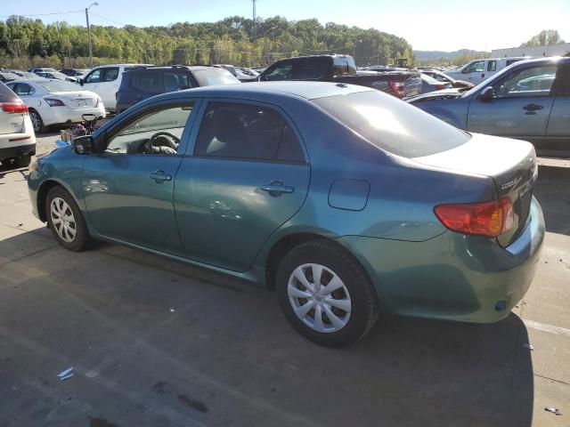 1NXBU40E49Z102161 - 2009 TOYOTA COROLLA BASE GREEN photo 2