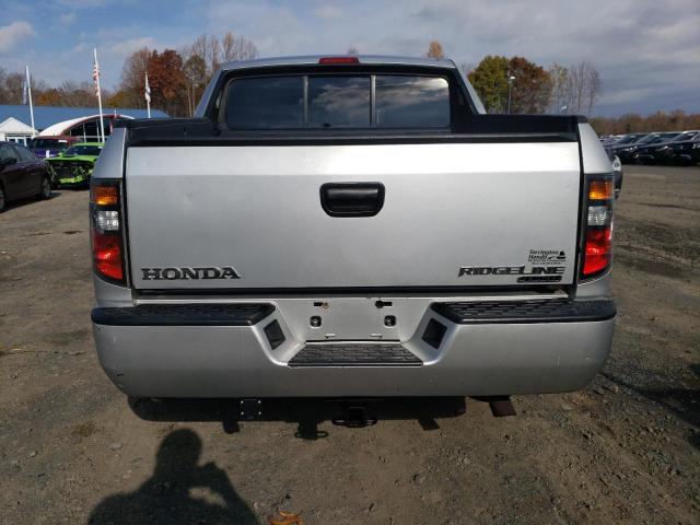 2HJYK16277H501643 - 2007 HONDA RIDGELINE RT SILVER photo 6